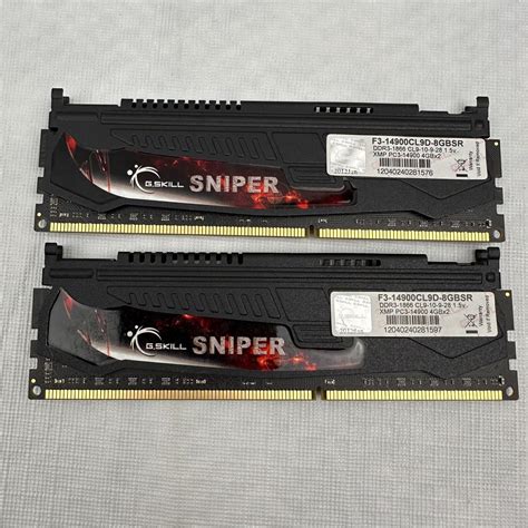 G Skill Sniper 8gb 2 X 4gb Pc3 14900 Ddr3 1866 Memory F3 14900cl9d