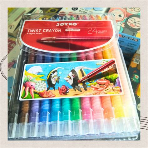 Jual Crayon Putar Joyko Isi 24 Crayon Putar Joyko Crayon Putar Isi 24