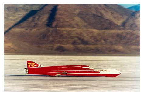 Richard Heeps Ferguson Racing Streamliner Bonneville Utah Car In