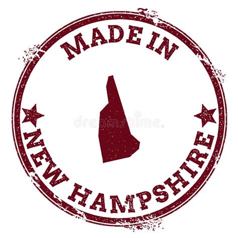 New Hampshire Vector Seal Stock Vector Illustration Of Graphic 98697671