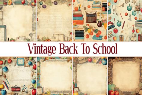 Vintage Back to School Graphic by Wow Art · Creative Fabrica