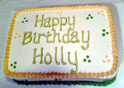 Sarah's Cake Haven: Green N Yellow Birthday Cake