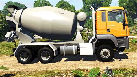 Beamng Drive 6x6 Man Tgs Concrete Truck Off Road On The Dry Rock Island Part 1 Youtube