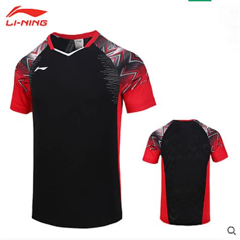 Li Ning Outdoor Sports Tops Table Tennis Clothing Mens Badminton T