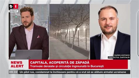 R Hopinc Prefectul Capitalei Despre Bucure Tiul Acoperit De Z Pad