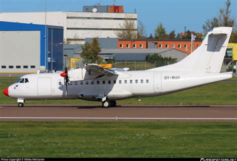 OY RUO Danish Air Transport DAT ATR 42 500 Photo By Mikko Mertanen