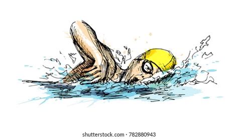 Swimmer Sketch Royalty Free Images Stock Photos Pictures Shutterstock