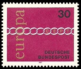 Europamarke 1971 Briefmarke BRD