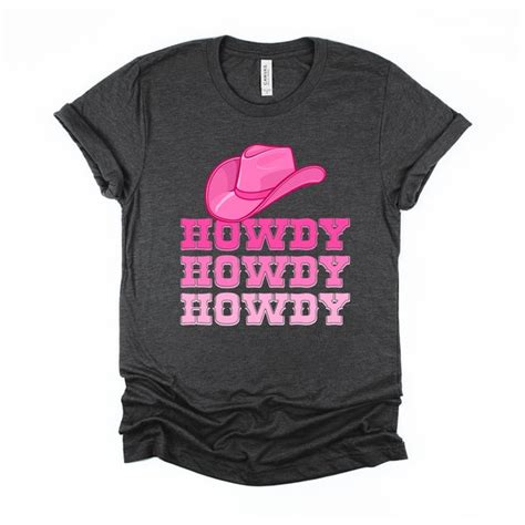 Pink Howdy Shirts Etsy