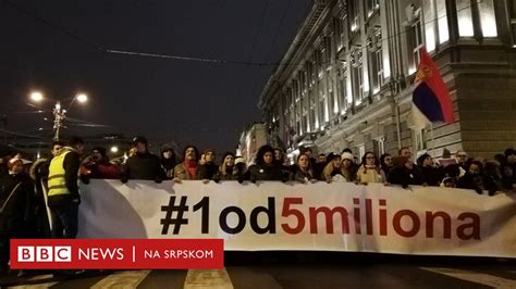 Jedan Od Pet Miliona Esti Put Protest Odr An I U Gornjem Milanovcu