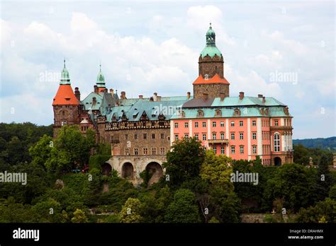 Castle Ksiaz in Walbrzych, in Poland Stock Photo - Alamy