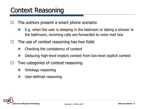 PPT Ontology Based Context Modeling And Reasoning Using OWL