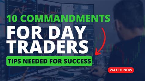 The 10 Commandments Of Day Trading Youtube