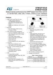 STM32F103C8T6 Datasheet PDF ST Microelectronics AiPCBA