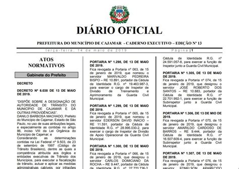 Prefeitura Aprimora Transpar Ncia E Agilidade Di Rio Oficial