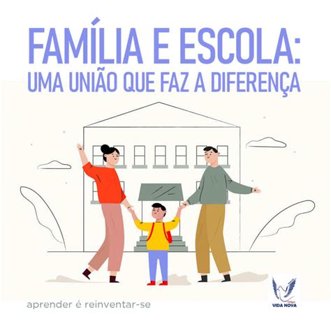 Fam Lia E Escola A Uni O Que Faz A Diferen A Col Gio Vida Nova