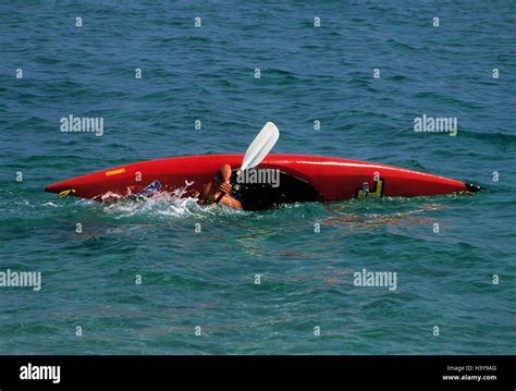 Kayakists, Eskimo role, waters, kayak, capsize, there capsizes ...