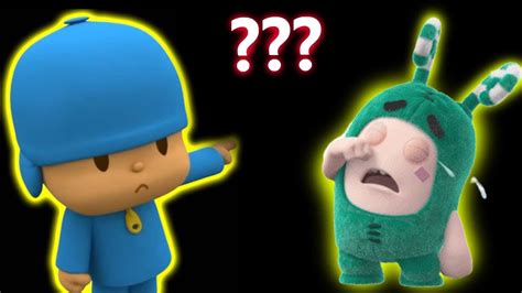 Pocoyo Go Away Oddbods Sound Variations In Seconds Youtube