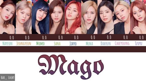 How Would TWICE Sing MAGO GFRIEND Color Coded Lyrics YouTube