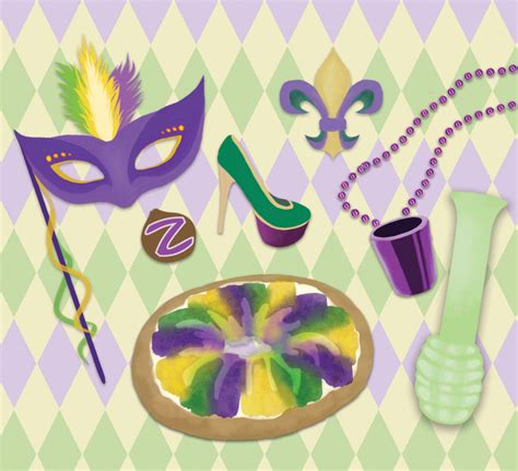 Mardi Gras Drawings