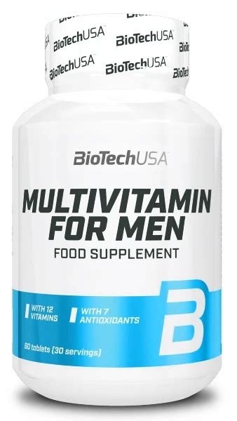 Biotech Usa Multivitamin For Men Tablet Sportovn V Iva Zdrav