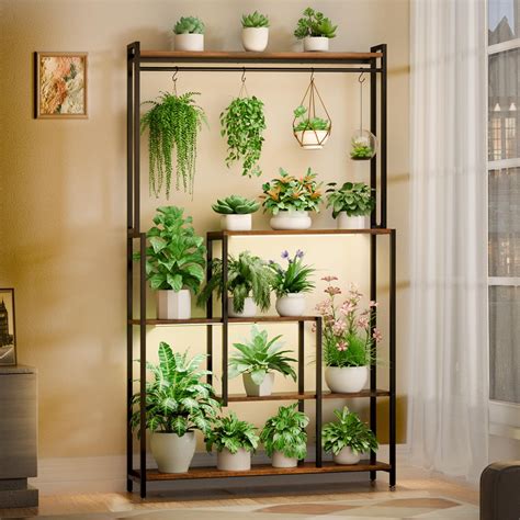 Homegroove Tall Plant Stand Indoor 6 Tiered Metal Plant Stand For Indoor Plants