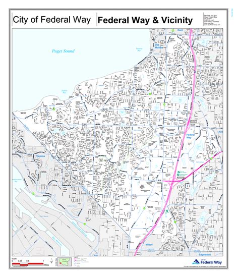 Federal Way Washington Map - Allina Madeline