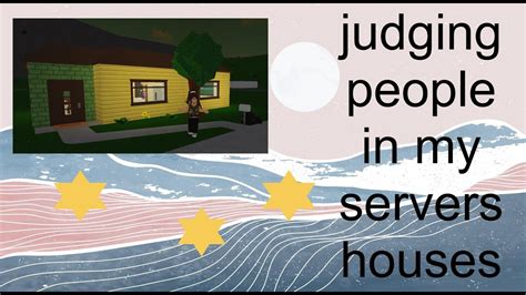 Judging Peoples Houses In Bloxburg Youtube