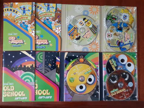 Sesame Street Old School Vol 1 & 2 DVD (pre-loved), Music & Media, CDs ...