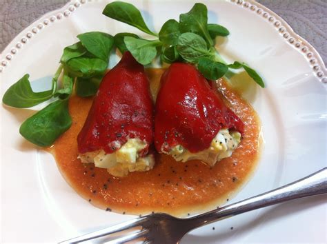 Las recetas de Martuka Piquillos Rellenos De Atún Y Gambas