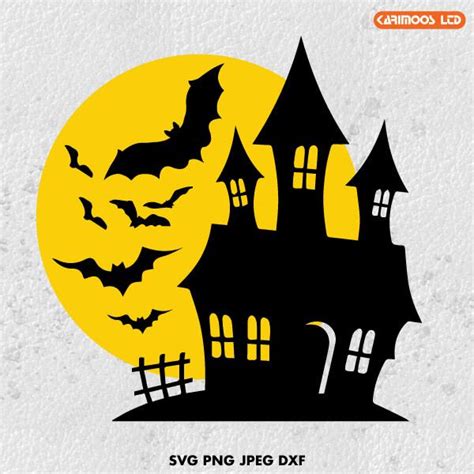 Haunted House Svg Cutting Files