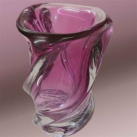 The Val Saint Lambert Crystal Works The Art Deco Vase Model Cdf