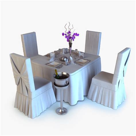 Wedding Table 3d Models For Download Turbosquid