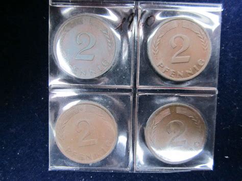 Pfennig Dm Kurs M Nzen Satz D F G J Erhaltung Vzgl J Ger Ebay