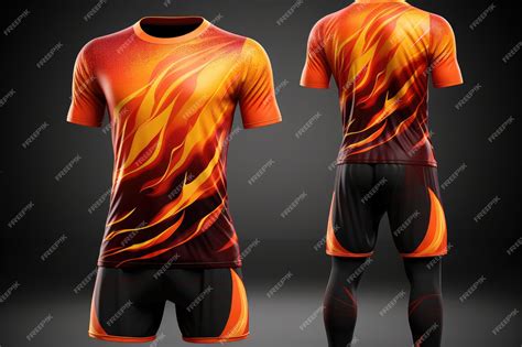 Premium AI Image | 3d football uniform design