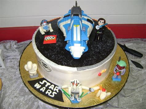 Achieving Bakers Bliss Lego Star Wars Birthday Cake