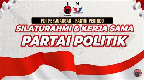 On Twitter Silaturahmi Dan Kerja Sama Partai Politik Pdi