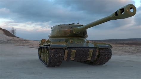 IS-2 Tank Free 3D Model by ilham45