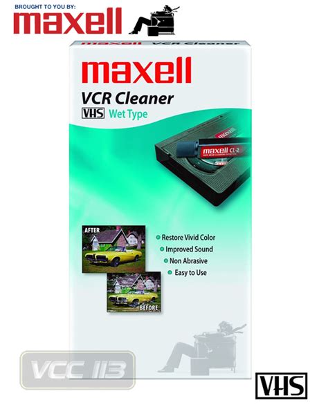 VP-200 Maxell VHS Wet HEAD Cleaner TAPE FOR VCR CAMCORDER FS | eBay