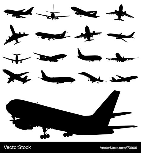 Airplane Royalty Free Vector Image - VectorStock