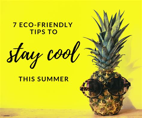 7 Eco Friendly Tips To Stay Cool This Summer Scarce