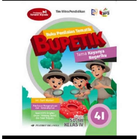 Jual Buku Bupetik Kelas Jilid A B C D E F G H I Sd Erlangga Shopee