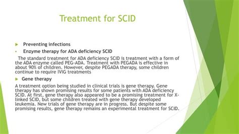 Severe Combined Immunodeficiency Scid Ppt