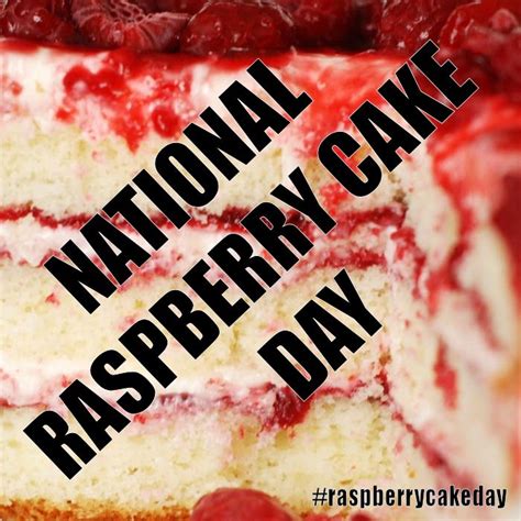 National Raspberry Cake Day - July 31, 2015