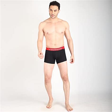 Buy Verrnon Smart Fit Trunks For Men With Exposed Waistband Double Layered Countered Pouch Pack