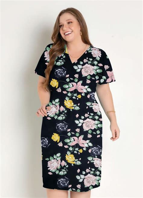 Plus Size Feminino Marguerite