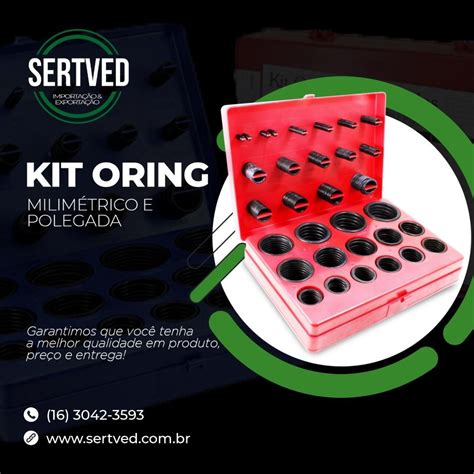 Kit Anel Oring Polegada Caixa P S Mercado Livre