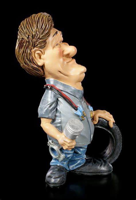 Funny Job Figurine Mechanic With Tyre Figuren Shop De