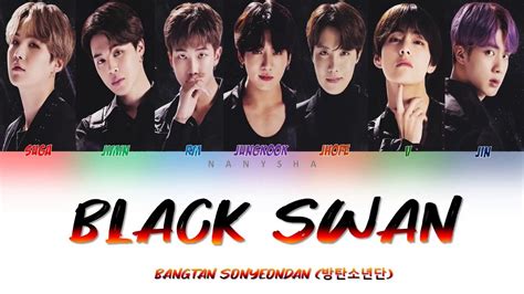 Bts Black Swan Lyrics Color Coded Han Rom Eng Youtube