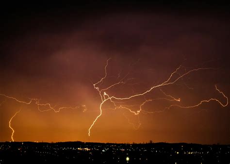 Lightning Strike on the Sky during Night Time · Free Stock Photo